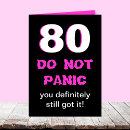 Search for 80th for women birthday cards Eightieth