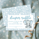 Search for elephant diaper raffle tickets Blue