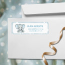 Search for safari baby shower return address labels Blue
