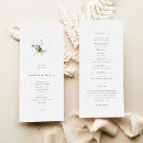 Search for greenery wedding programs Modern