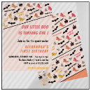 Search for pink halloween birthday invitations Baby girl