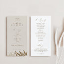 Search for boho wedding programs Gold