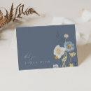 Search for boho wedding thank you cards Dusty blue