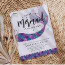 Search for purple and teal baby shower invitations Mermaid party