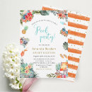 Search for pool baby shower invitations Modern