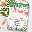Search for luau baby girl shower invitations Hawaiian