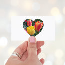 Search for heart shaped business cards Red