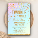 Search for twinkle twinkle little star gender invitations Blue and pink