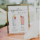 Search for wedding tabletop signs Signature drinks