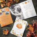 Search for tri fold wedding programmes Watercolor