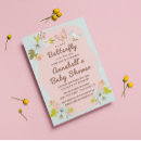 Search for butterfly garden baby shower invitations Boho