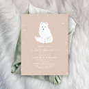 Search for snow baby girl shower invitations Animal