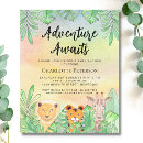 Search for animals design invitations Whimsical
