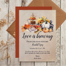 Search for autumn bridal tea party invitations Sunflower