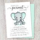 Search for elephant baby sprinkle invitations Sweet little peanut