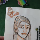 Search for butterfly rubber stamps Monarch
