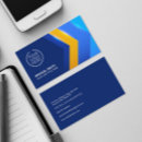 Search for shaped business cards Blue