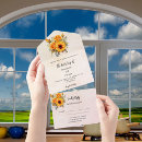 Search for fall sunflower wedding invitations Yellow