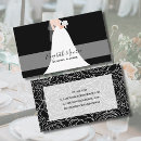Search for bridal gown business cards Feminine