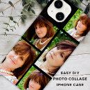 Search for photo collage template iphone cases Black