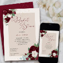 Search for royal bridal shower invitations Floral