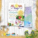Search for pineapple birthday invitations Aloha birthday party