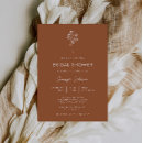 Search for burnt orange bridal shower invitations Simple