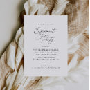 Search for classic engagement party invitations Calligraphy