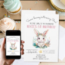 Search for some bunny is turning 1 invitations Rabbit