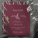 Search for burgundy fall wedding invitations Red