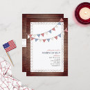 Search for vintage 4th of july invitations Red white and blue