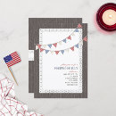 Search for vintage 4th of july invitations Red white and blue