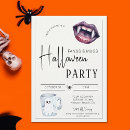 Search for fangs and invitations Costume party
