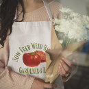 Search for gardening aprons Typography