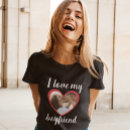 Search for i heart my boyfriend tshirts Heart shaped photo
