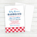 Search for red white blue baby shower invitations Barbecue