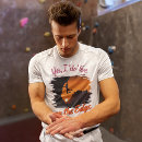 Search for living on the edge tshirts Rock climber