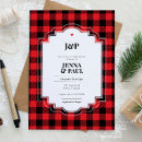 Search for winter couples shower invitations Red