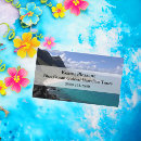 Search for tropical beach business cards Travel agency