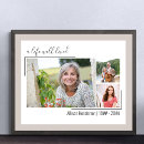 Search for elegant funeral posters Photo collage