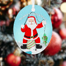 Search for santa fishing christmas tree decorations Angler