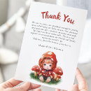 Search for mushrooms thank you cards Toadstool