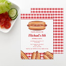 Search for fast food birthday invitations Red