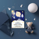 Search for space 1st birthday invitations Astronaut