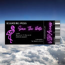 Search for plane ticket save the dates Tropical