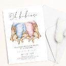 Search for twins gender reveal invitations Blue and pink