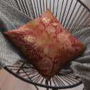 Search for red gold cushions Pattern
