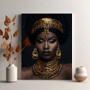 Search for african canvas prints Black woman