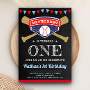 Search for sports 1st birthday invitations All star
