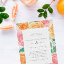 Search for watercolor summer wedding invitations Greenery